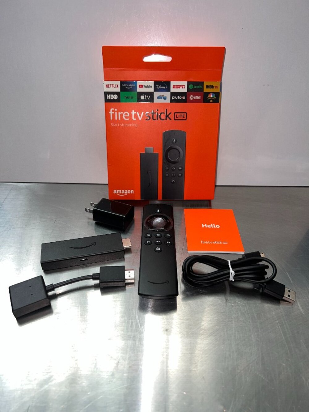Amazon Fire TV Stick Lite HD Media Streamer with Alexa Voice Remote Lite - Black
